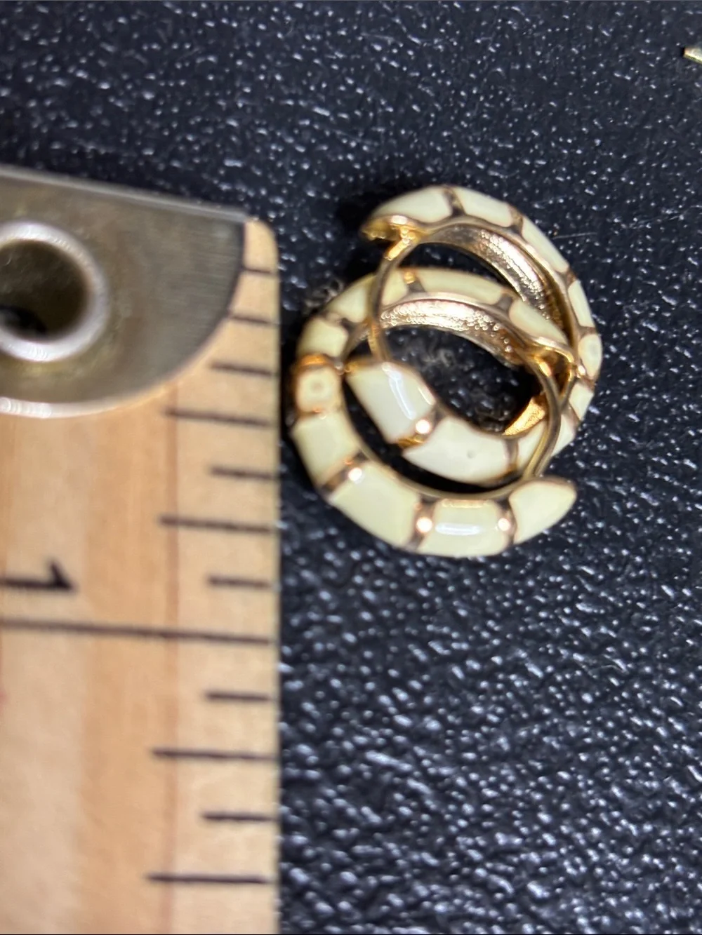 Bundle Dangle Hoop Enamel Gold-Tone Blue and Yellow Drop Earrings Jewelry Lot